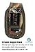 Premium AccessoryHappy Vertical Canvas Belt Case, Small Hunting Camo Rugged Pouch Holster Nylon Metal Clip Flip Phone Belt Case Fits Most FLIP Small/Medium Phones (Camo)