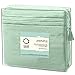 Nestl King Size Sheets Set - 4 Piece King Sheets, Bed Sheets for King Size Bed, Double Brushed King Bed Sheets, Hotel Luxury Mint Sheets Extra Soft Bedding Sheets & Pillowcases