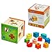 [US CPSC Certificated] Babylian Educational Sorting Cube Toys Bricks of Different Wooden Shapes and Colors for 1-3 Years Old young Childhood Intellectual Education