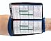 WristCoaches QB Wrist Coach - Playbook Wristband (Youth) - Heavy Duty Football Wristbands for Boys with Three Playsheet Compartments - Perfect for Flag Football and Tackle Football (5-Pack)