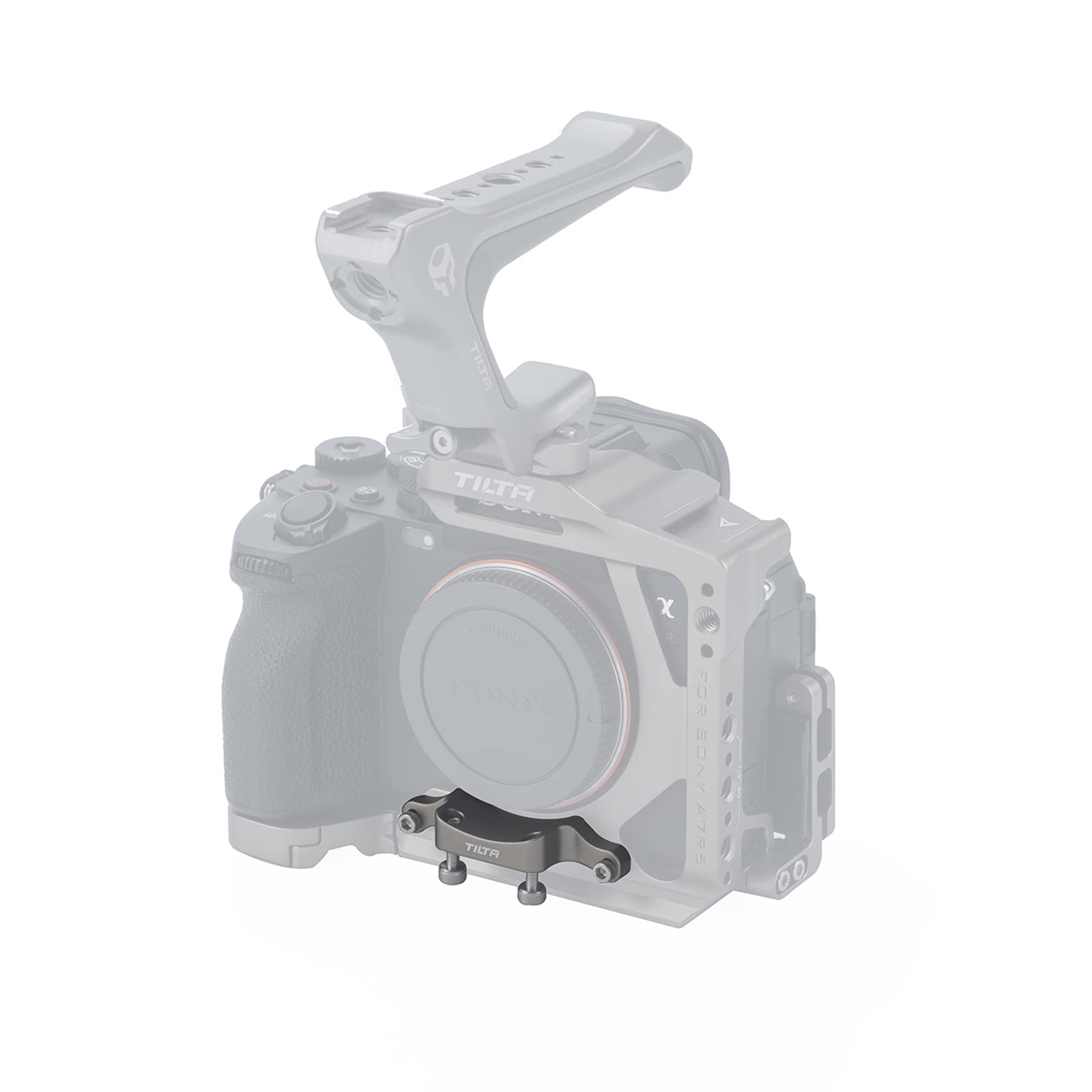 TILTA EF to E Mount Lens Adapter Support Compatible with Sony a7R V Half Camera Cage Grey TA-T46-LAS1-TG