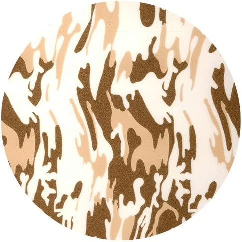 Vinyl Oasis Craft &amp; Hobby Vinyl - Designer Series Heat Transfer Vinyl - (1 Sheet) 12 in. x 15 in. - Army Sand Camouflage