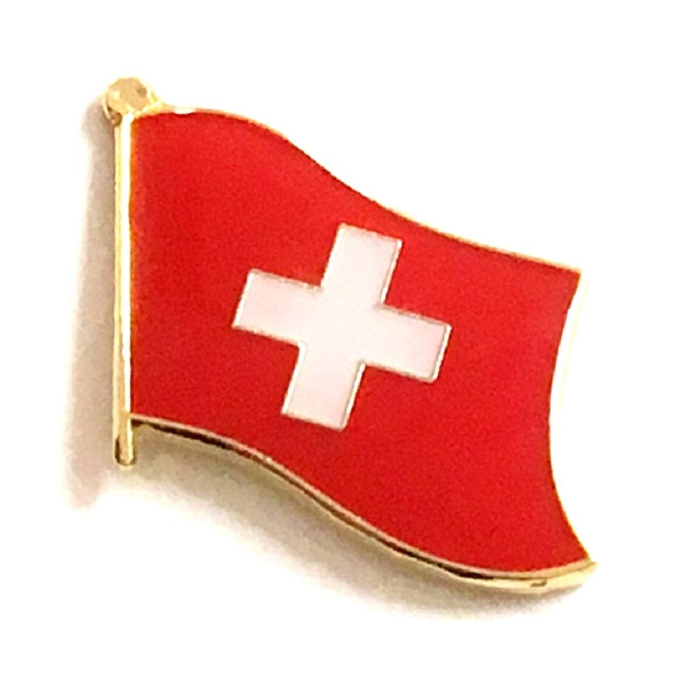 One Flag Lapel Pin Badge; International Waving World Patriotic Country Hat Lapel Pin