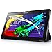 Lenovo Tab 2 A10 Case - HOTCOOL Ultra Slim Lightweight SmartCover Stand Case For 2015 Released Lenovo TAB 2 A10-70 Tablet(With Smart Cover Auto Wake/Sleep), Navy Blue