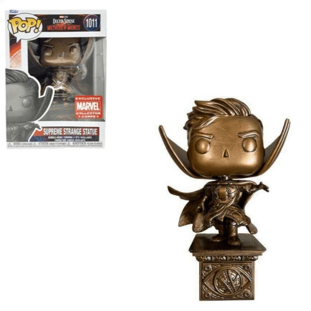 Funko POP! Marvel Collectors Corps Exclusive Supreme Strange Statue #1011 with Free Acrylic case!