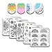 BORN PRETTY 5Pcs Nail Art Stamping Plates Set Spring Mandala Series Flower Floral manicuring Print Image Templates