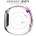 Fitbit Charge 2 Bands, SKYLET 3 Pack Replacement Bands for Fitbit Charge 2 Bracelet Print Pattern with Secure Watch Clasp (No Tracker)