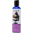 Lick Chocolate Vanilla Swirl Flavored Massage Oil – Sweet, Decadent Blend, Skin Nourishing, Couples, 4 oz