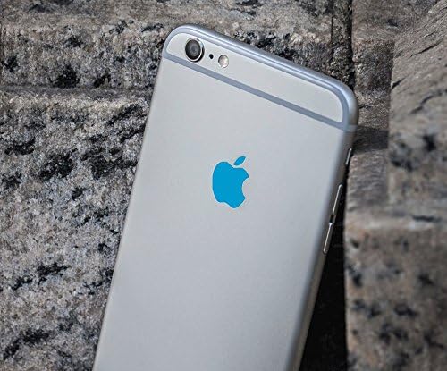 Light Blue Apple Overlay for iPhone 6, Plus, 5s, 5c Vinyl Decal Sticker