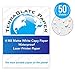TerraSlate Waterproof Paper, 5 MIL 8.5” x 11”, Laser Printer & Copy Machine Compatible, Durable & Rain/Weather-Proof Copy Paper, White Paper (50 Sheets)