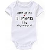 KEDFQV welcome to your godparents era baby clothes baptism outfits for boys Bodysuits