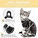 Eagloo Cat Harness Escape Proof Small Cat and Dog Harness Soft Mesh Harness Adjustable Cat Vest Harness with Reflective Strap Metal Clip Cat Walking Jacket Comfort Fit for Kitten Puppy Black X-Small