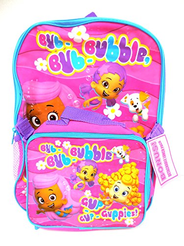 bubble guppies backpack and lunchbox