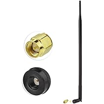 90-Degree Rubber Antenna Kit For 900MHz - 2-inch 2DBi With RP-SMA & U.fl Cables, 2-Pack