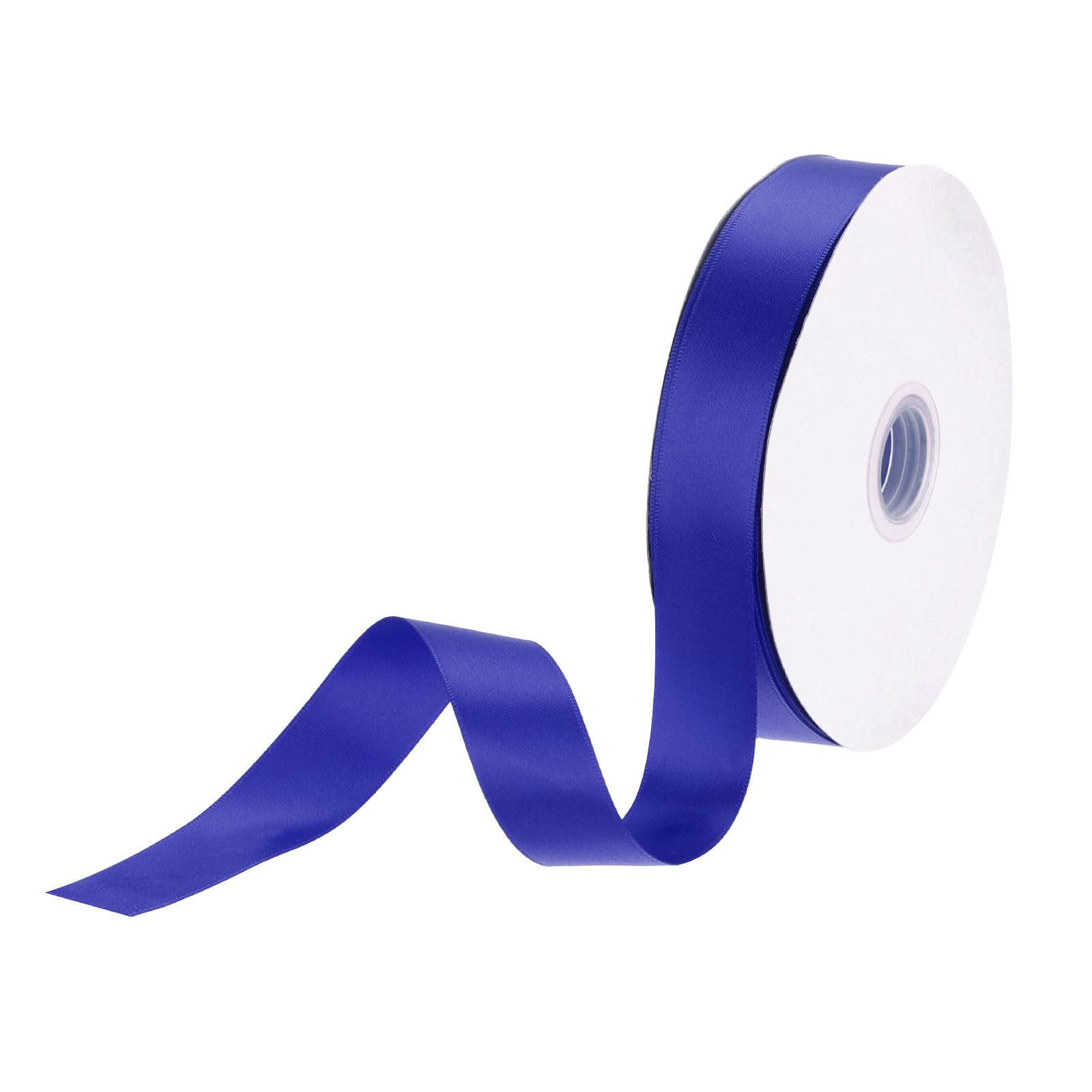 DMiotech 25mm Satin Ribbon 46m/150ft Thin Double Face Fabric Grosgrain Ribbon for Gift Wrapping Floral Hair Flower Bouquet, Blue