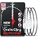 Stainless Steel 27.5inch Hair Drain clog remover, Drain Hair Cather Shower Drain Hair Trap Drain Cleaning Tool Drain Clog Remover 3 Pack