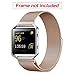 UMTELE Accessories Band Small, Plexus Milanese Loop Stainless Steel Mesh Bracelet Replacement Strap Band with Unique Magnet Lock for Fitbit Blaze Smart Fitness Watch (5.1