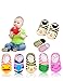 5 Pairs Baby Stripes Anti Slip Skid Socks No-show Crew Boat Sock for 5 - 24 Months Toddler