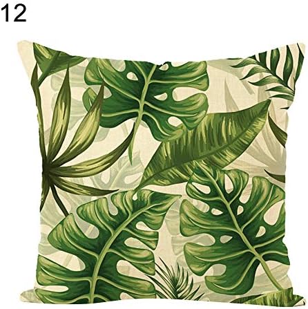 Dyyicun12 Monstera Leaves Square Throw Pillow Case Cushion Cover Home Sofa Bed Car Decor 12#
