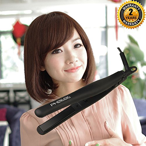 Buy Mini Travel Flat Iron, Dual Voltage 1/2 Inch Ceramic Tourmaline