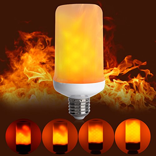 WEBSUN Flickering Light Bulbs 3 Modes Led Flame Effect Light Bulbs E26 Base - Vintage Atmosphere Lighting for Valentine's Day, Hotel, Bars, Home Decoration (1 Pack) - Thumbnail 7