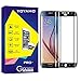 Samsung Galaxy S6 edge screen protector,Yoyamo Full Cover 0.2mm 9H Tempered Glass ,High Definition 3D Curved, Full 100% Coverage for Samsung Galaxy S6 edge (Black)