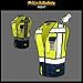 KwikSafety - Charlotte, NC - SHERIFF Safety Vest [Multi-Use Pockets] Class 2 ANSI OSHA High Visibility Vis Reflective Heavy Duty Solid Mesh Zipper HiVis Construction Surveyor Work Men/Blue Medium