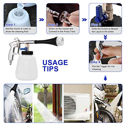 image for everfarel Everbest4U Car Cleaning Gun Car Interior Washing Gun 1L High