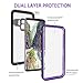 iPhone 11 Pro Max Case, Waterproof Full Body Rugged Clear Slim Case with Built-in Screen Protector Heavy Duty Shockproof Cover Dirtproof Underwater Cases for Apple iPhone 11 Pro Max (Purple Back)