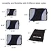 Uoobag 4 Packing Cubes Set Luggage Travel Organizers Carry-on Packing with Laundry Bag Black