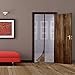 FabricMCC Magnetic Screen Door, Heavy Duty Instant Mesh Curtain Screen Door Protector with Full Frame Magic Stickers Fits Doors up to 36