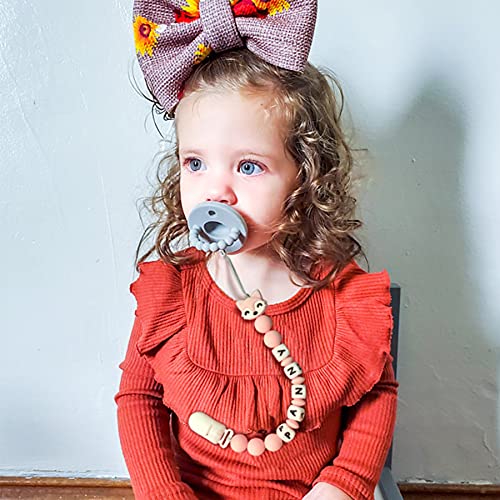 Moocorvic Silicone Pacifier Clip Holder With One Piece Design, Soft