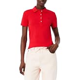 Lacoste Women's Short Sleeve Slim Fit Stretch Pique Polo Shirt