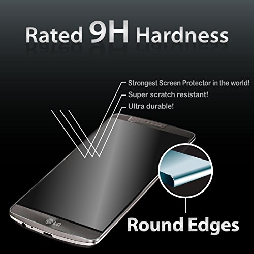 LG G3 iloome ScreenMate Real Tempered Glass 9H Hardness Premium