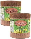 EarthPods Indoor Organic Plant Food Fertilizer Capsule Spikes [Easy + Fast + NO Dirty Hands] Root & Leaf Growth Stimulator + Fungi/Bacteria (200 EarthPods, All Purpose Formula)