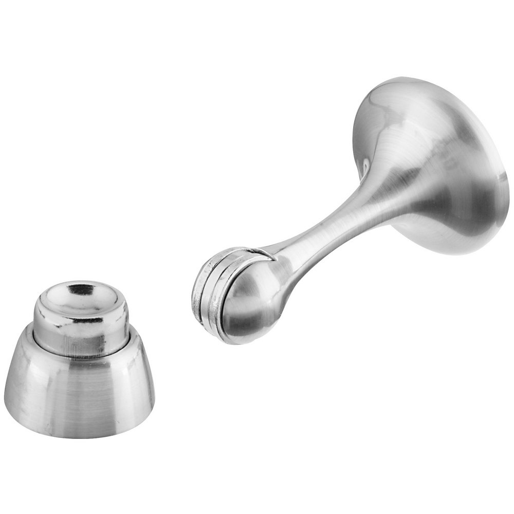 National Hardware S825-521 8208 Magnetic Doorstops in Nickel, Satin Nickel