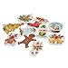 Souarts 50pcs Mixed Random Christmas Wooden Buttons, 2 Holes Buttons for Sewing Crafts DIY Projects (Tree Stocking Snowman)