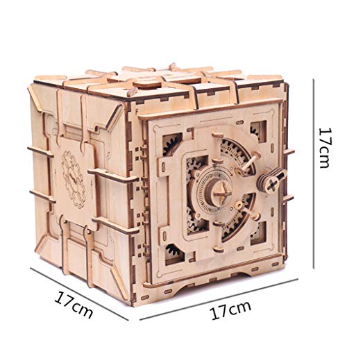Model Safe Kit | 3D Wooden Puzzle | DIY Mechanical Safe
