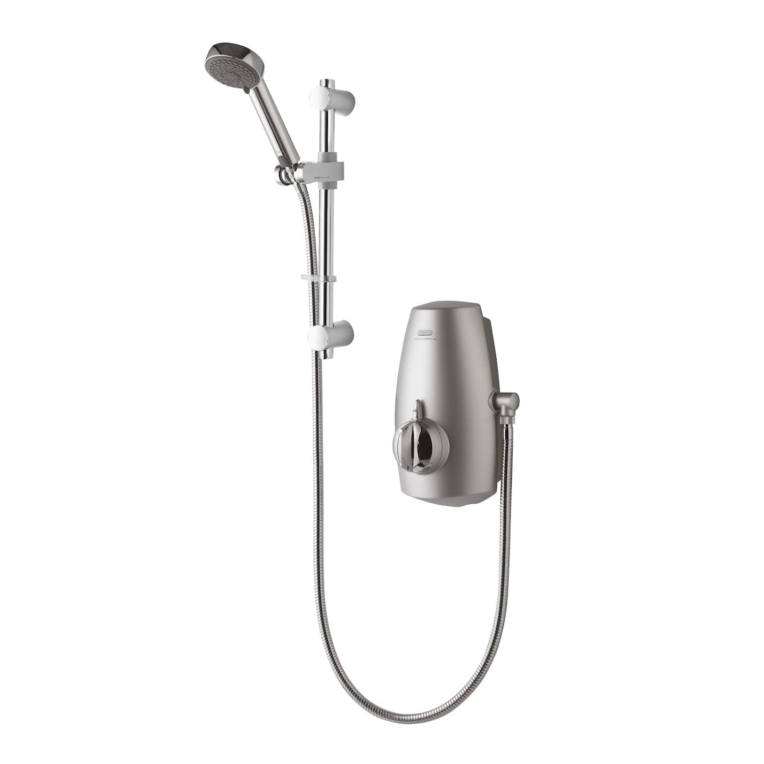 Aqualisa Aquastream Thermo Mixer Shower With Adjustable Head - Satin Chrome