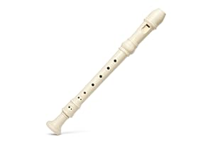 Flauta Doce Soprano Germanica Kit Completo Com Capa Manual de Iniciantes e Haste de Limpeza