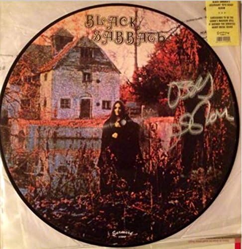 Black Sabbath Earmark Picture Disc Vinyl Lp Signed By Ozzy Osbourne New