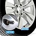 Metal Car Wheel Tire Valve Caps Stem caps Air Nozzle Cap Replacement for Lincoln MKZ MKX MKC Keychain Keyring Logo Styling Decoration Accessories