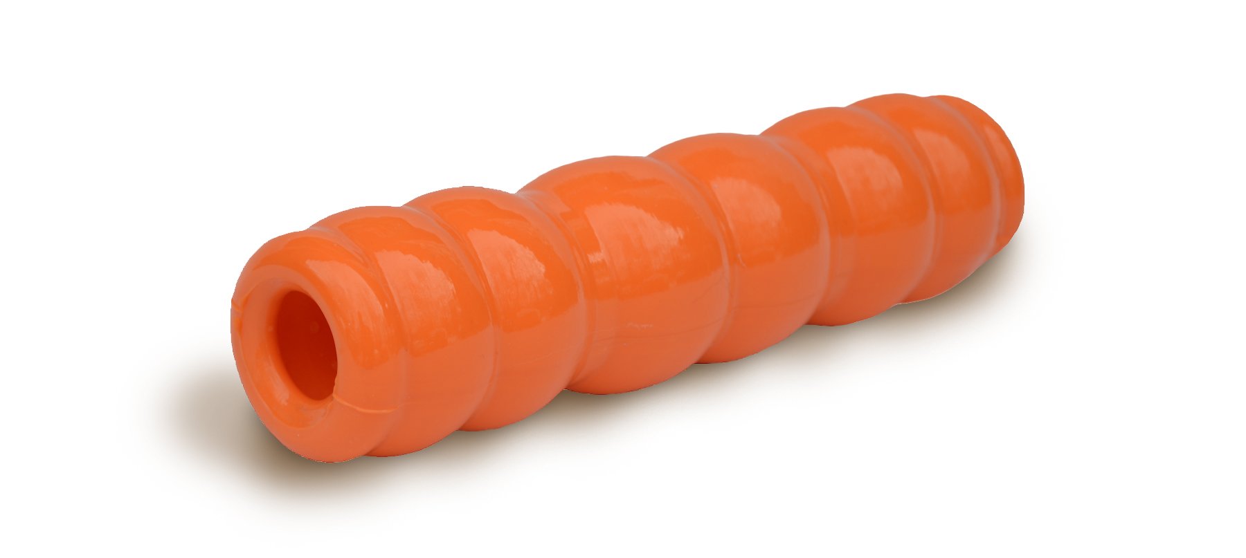 Veggout Zigoo Pet Dog Toy, 7-Inch, Orange