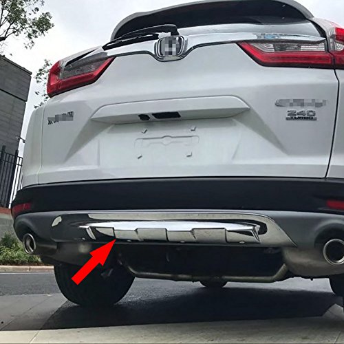 Beautost Fit for Infiniti New QX50 2019 Rear Outside Bumper Sill Plate Guard Cover Trim Stainless Steel