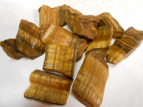 Rock Tumbler Gem Refill Kit True Africa Golden Tiger Eye Tumbling Rough 8oz