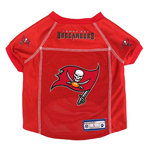 Littlearth NFL Tampa Bay Buccaneers Basic Pet Jersey, Team Color, Small