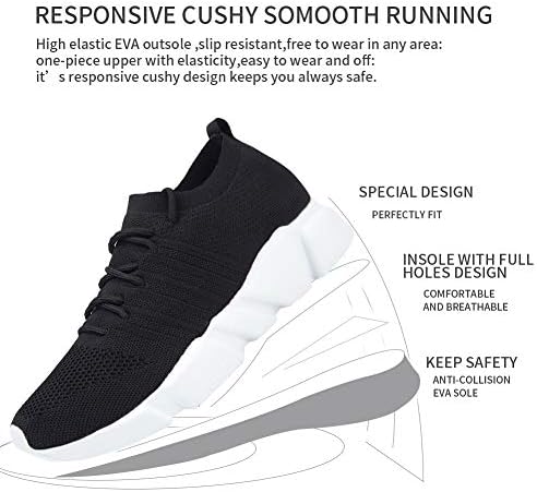 wxq men's running lightweight breathable casual sports shoes fashion sneakers walking shoes