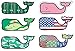 Set of 6 Vineyard Vines Whale Stickers