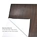 H2MTOOL Faux Wood Wallpaper, Dark Removable Peel and Stick Wallpaper Self Adhesive (17.7” x 78.7”, Dark Brown)