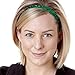 Hipsy Women's Irish Green Headband St Patricks Day Accessories Clover Headband Gift Packs (St Patty's Day Green Glitter 3pk)